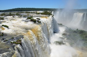 Der brasilianische Teil der Wasserfälle