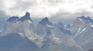 Die Cuernos del Paine sind inzwischen wolkenumhüllt