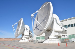In Wartung befindliche Teleskope der Sternwarte ALMA