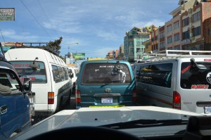 Verkehr in El Alto