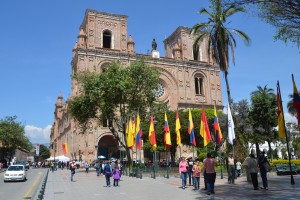 Vorderansicht der Kathedrale von Cuenca