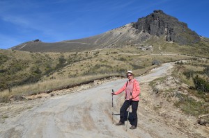 Auf dem Weg zum Kraterrand des Pichincha