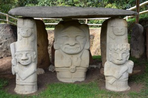 Grab im Parque Arqueológico in San Agustín