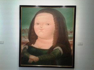 Botero-Bild „Mona Lisa“