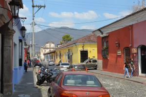 Straßenbild in Antigua