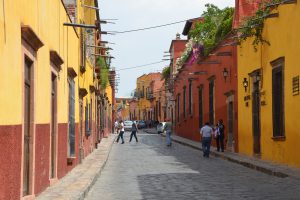 Straßenbild in San Miguel de Allende