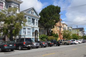 Die für San Francisco so typischen Wohnhäuser (1)