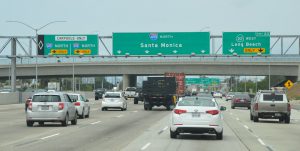 Auf der Interstate 405 im Großraum Los Angeles