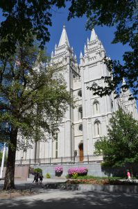 Der Mormonen-Tempel in Salt Lake City