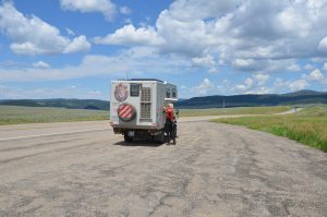 Kurzer Halt an der US89 in Montana