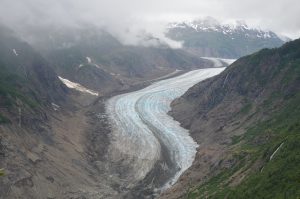 Untere Gletscherzunge des Salmon Glaciers