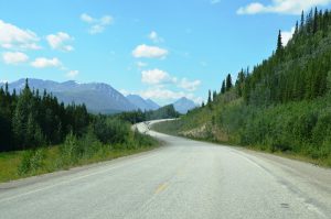 Alaska Highway zwischen Watson Lake und Whitehorse