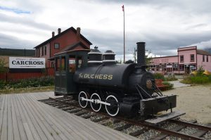 Lokomotive der White Pass & Yukon Route in Carcross