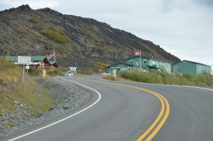 Einsamer Grenzposten am Top of the World Highway