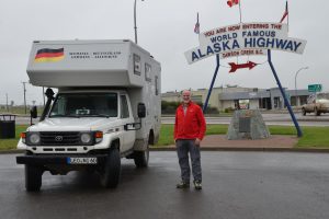 Anfang bzw. Ende des Alaska Highways in Dawson Creek