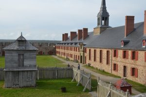 Die Garnison von Fort Louisbourg